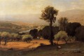 Le paysage de la vallée pérugienne Tonalist George Inness